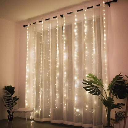 Sparkle Fest LED Christmas Curtain Lights