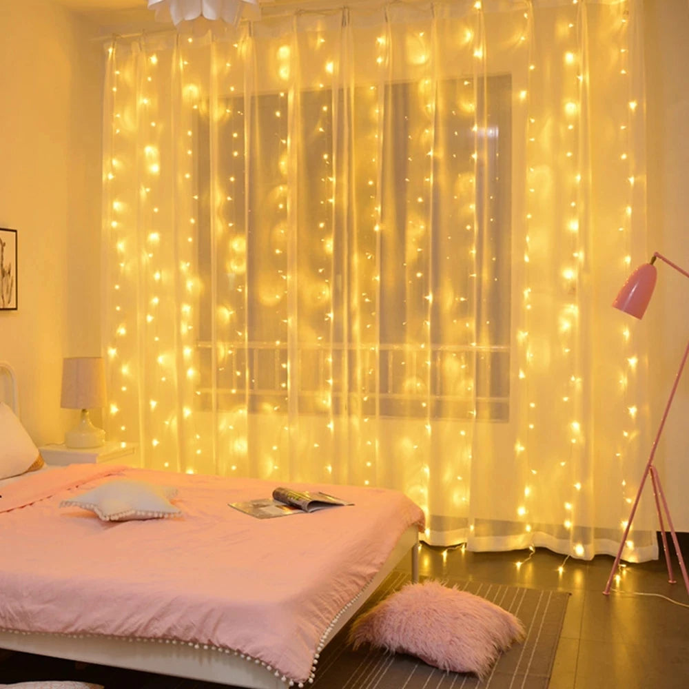 Sparkle Fest LED Christmas Curtain Lights