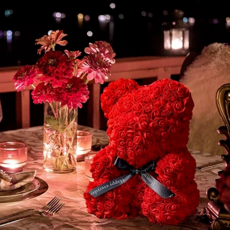 Eternal Love Rose Bear